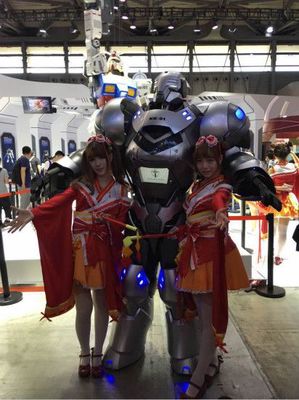 機(jī)甲“開出”次元墻 ChinaJoy驚現(xiàn)神秘機(jī)器人NK01 次元墻